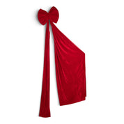 Long Velvet Bow - Burgundy - Urban Home