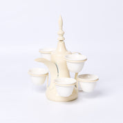 Ramadan coffee set cups 6pcs with pot stand