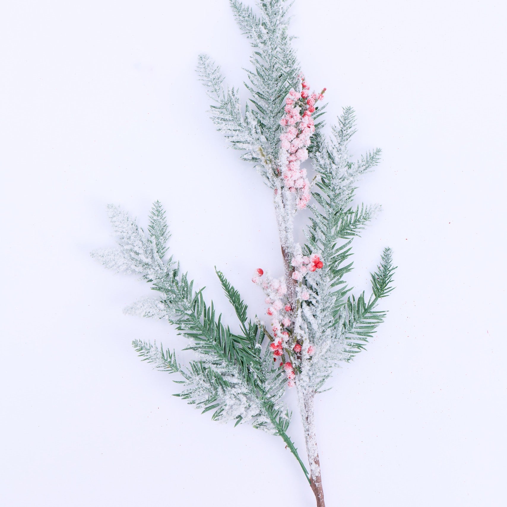 Red and White Branch Decoration – Christmas