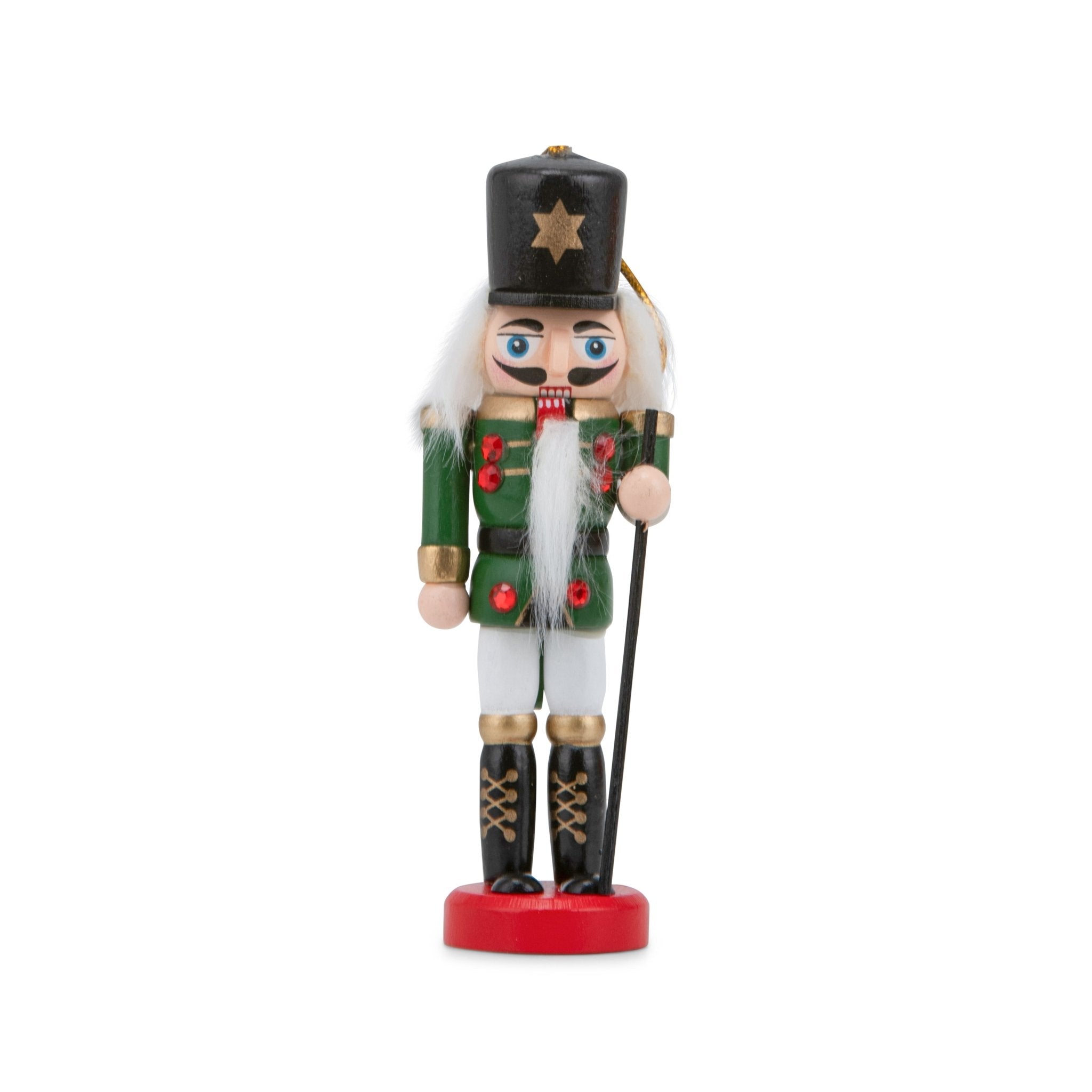 Nutcracker black and red 12cm 4pcs set - Urban Home