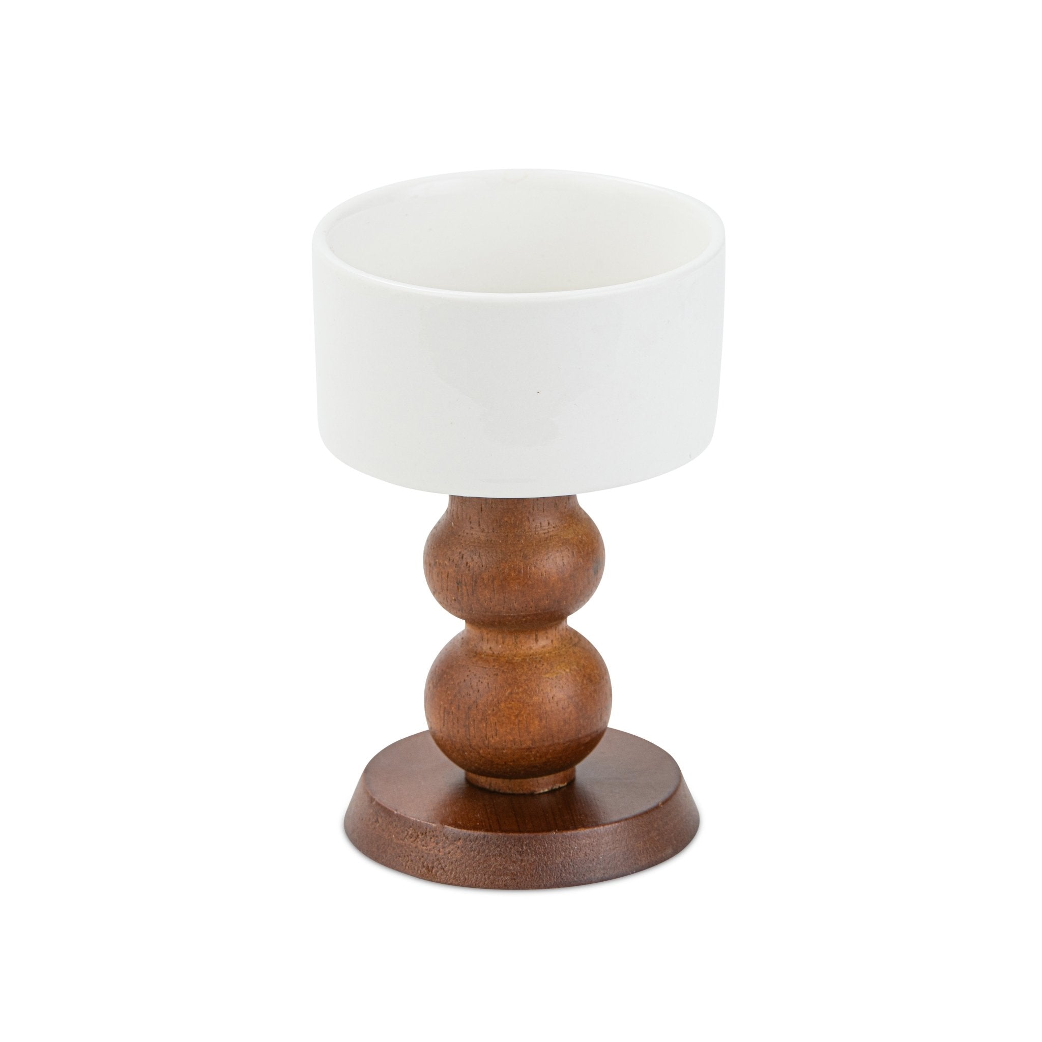 Snack Bowl with Wooden Base - Urban Home