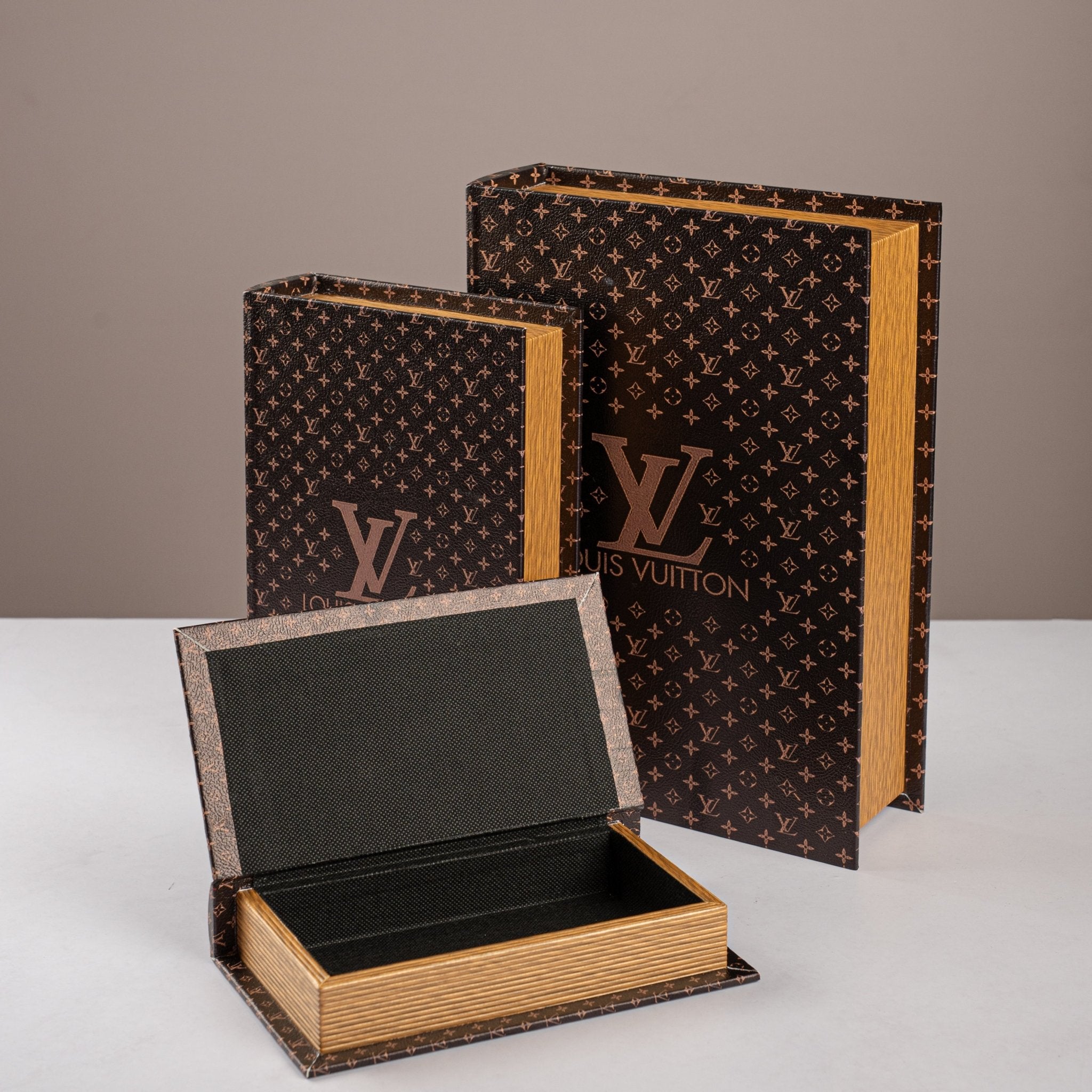 LV Monogram Decorative Book Box Set - Urban Home