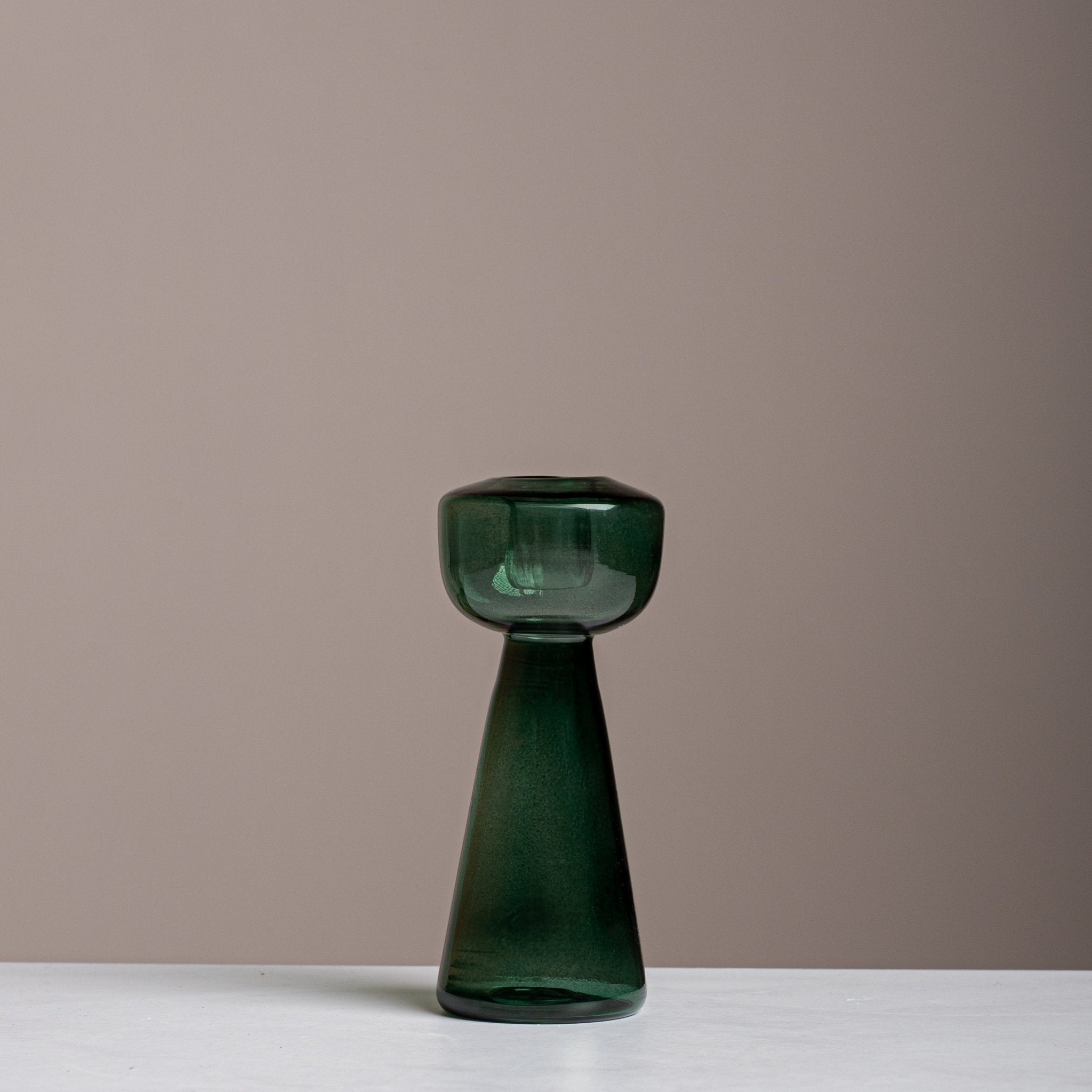 Glass Candle Holder – 5.5×13.5 cm - Urban Home