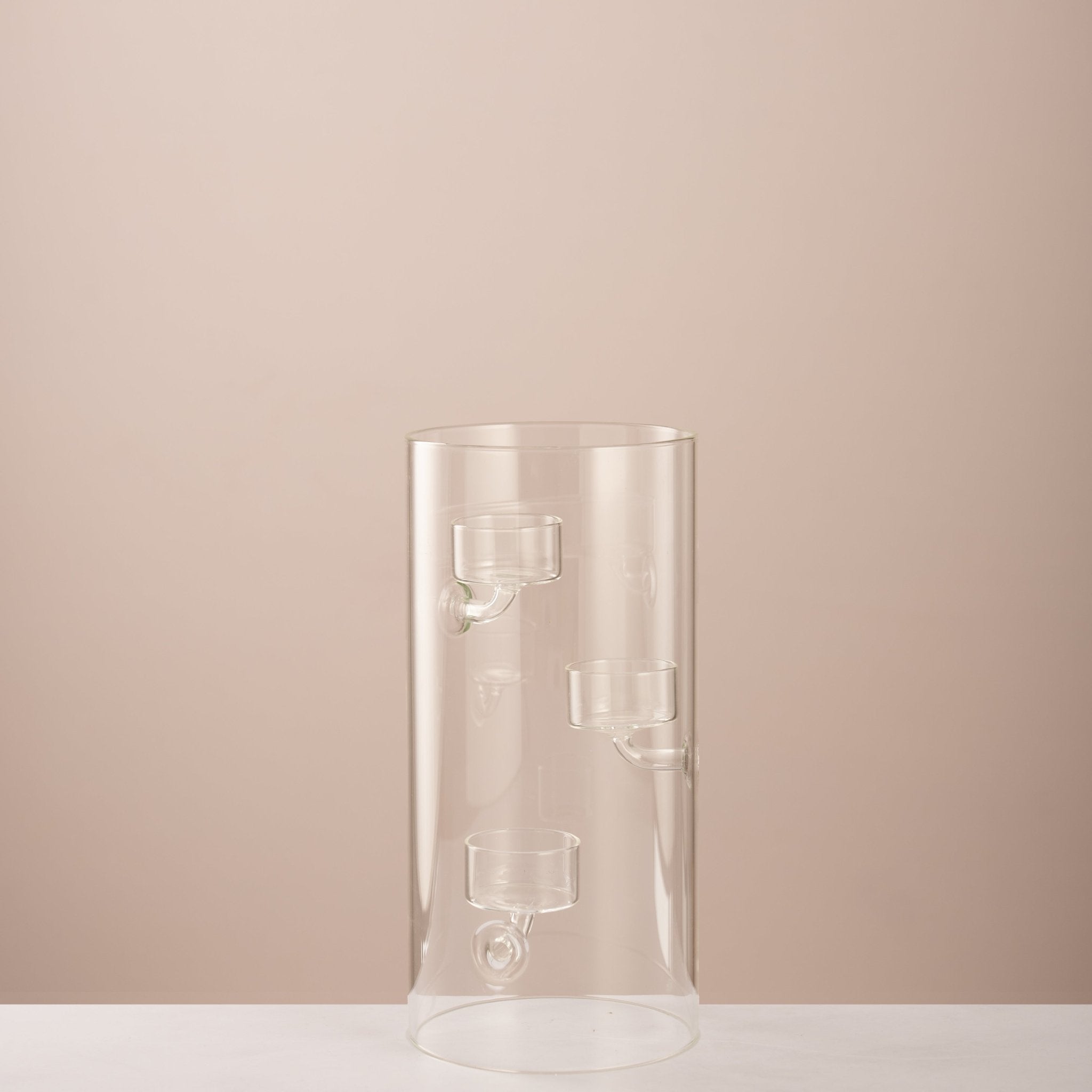 Tiered Glass Candelabra Vase - Urban Home