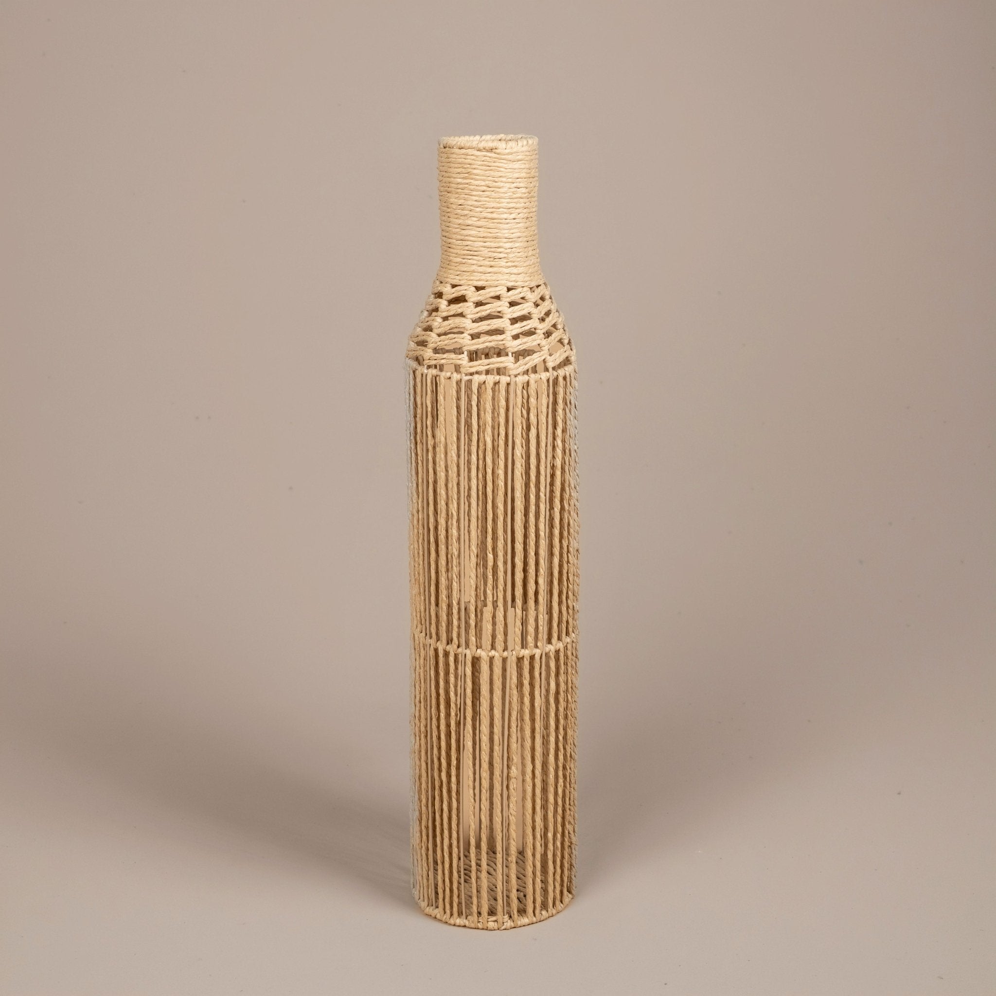 Woven Rattan Tall Floor Vase - Urban Home