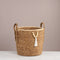 Boho Tassel Woven Basket - Urban Home