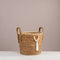 Boho Tassel Woven Basket - Urban Home