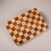 Acacia Wood Cutting Board with Handle — Natural, Durable & Versatile - Urban Home