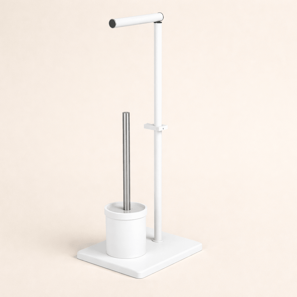 Toilet paper stand with brush - Urban Home