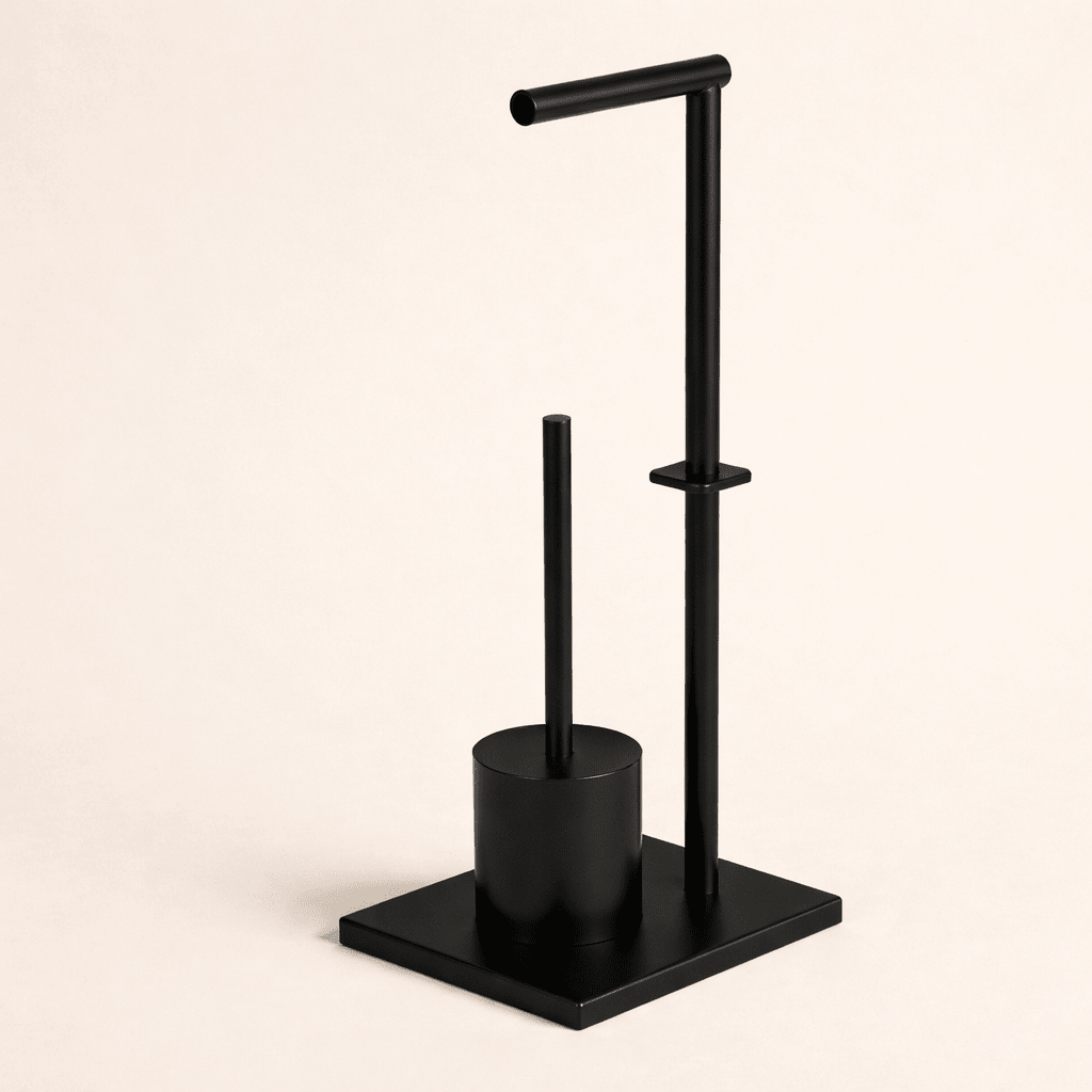 Toilet paper stand with brush - Urban Home