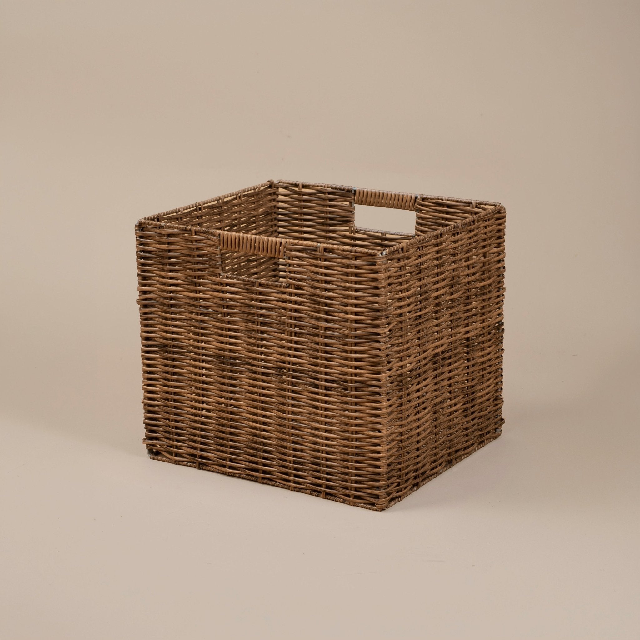 Woven Rattan Square Storage Cube - Urban Home