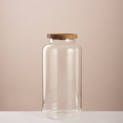 Premium Wooden Lid Glass Jar - Urban Home