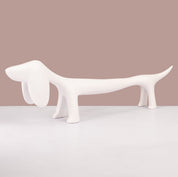 Minimalist Ceramic Dachshund Statue - Urban Home