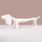 Minimalist Ceramic Dachshund Statue - Urban Home