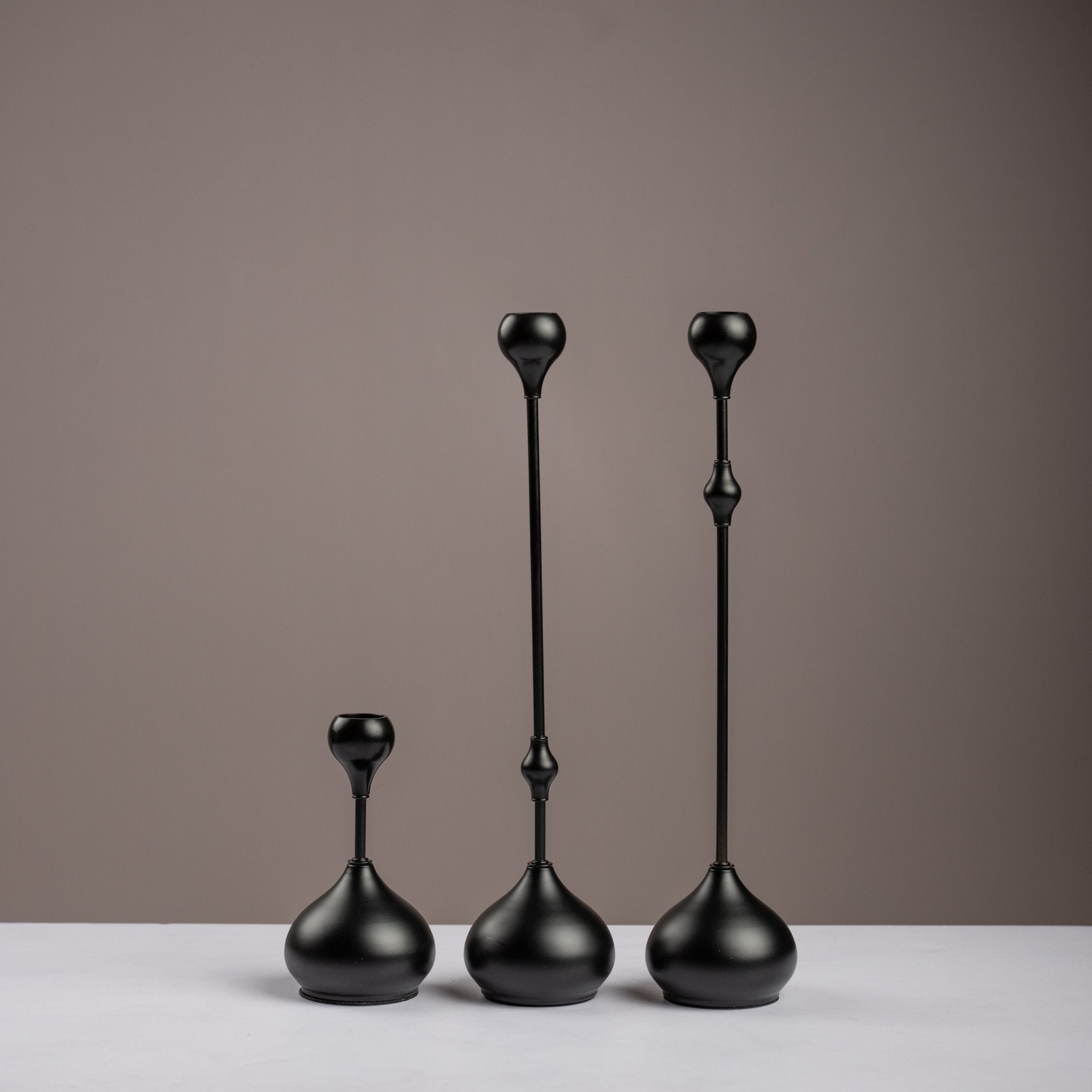 Eclipse Candle Holder — Minimalist Sculptural Accent - Urban Home