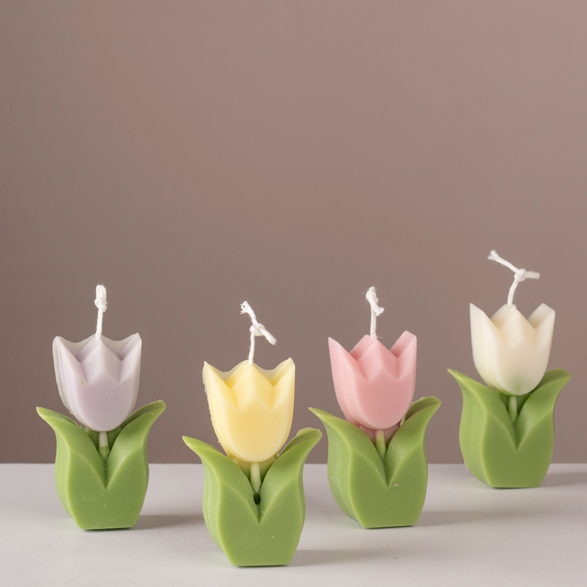 Sculpted Tulip Blossom Candle - Urban Home