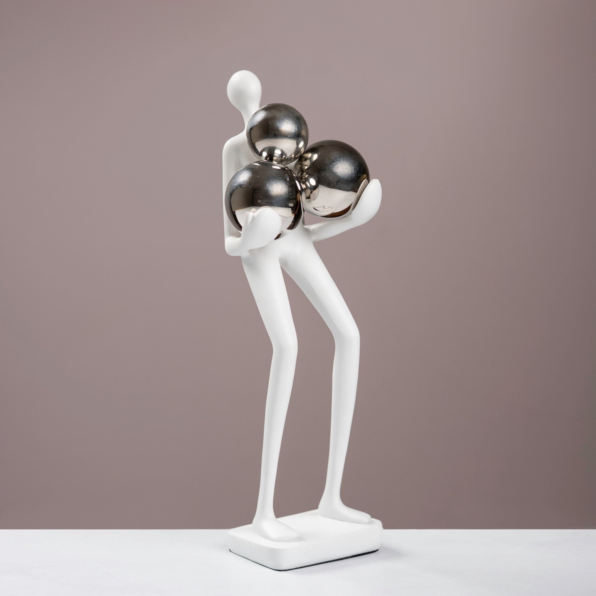 Modern Abstract Couple Sculpture - Urban Home