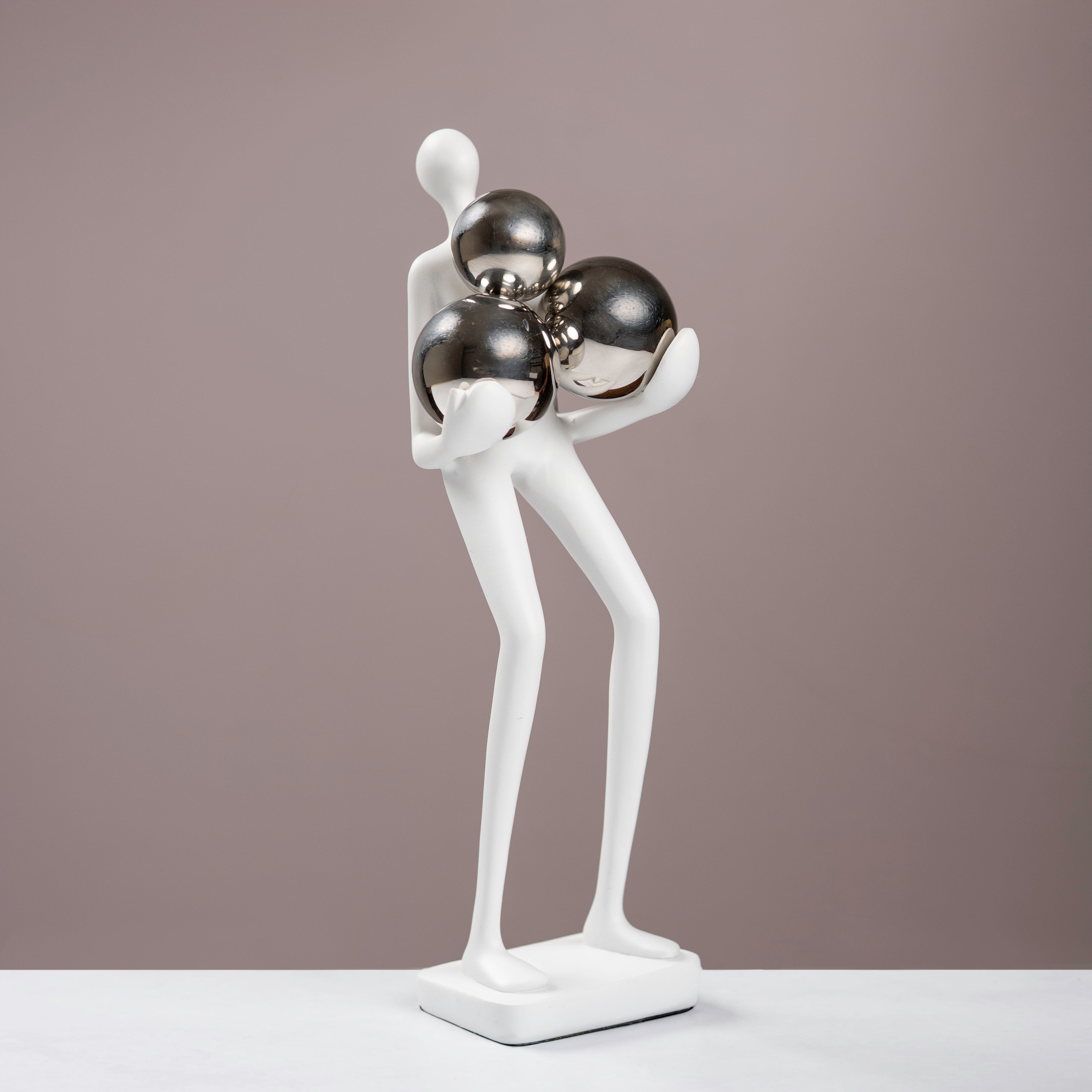 Modern Abstract Couple Sculpture