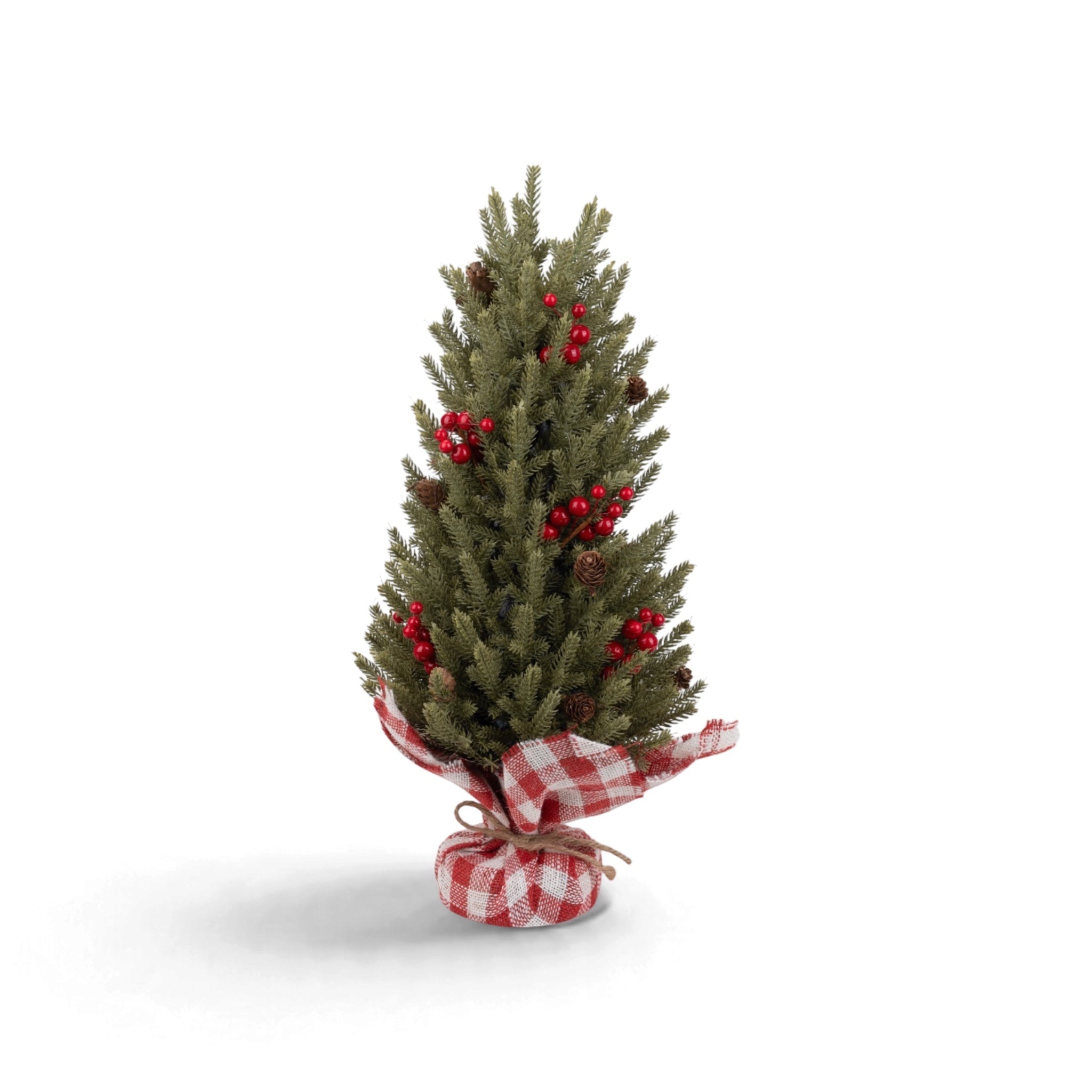 Pine Tree with Pinecones, Berries & Star Topper - 55cm