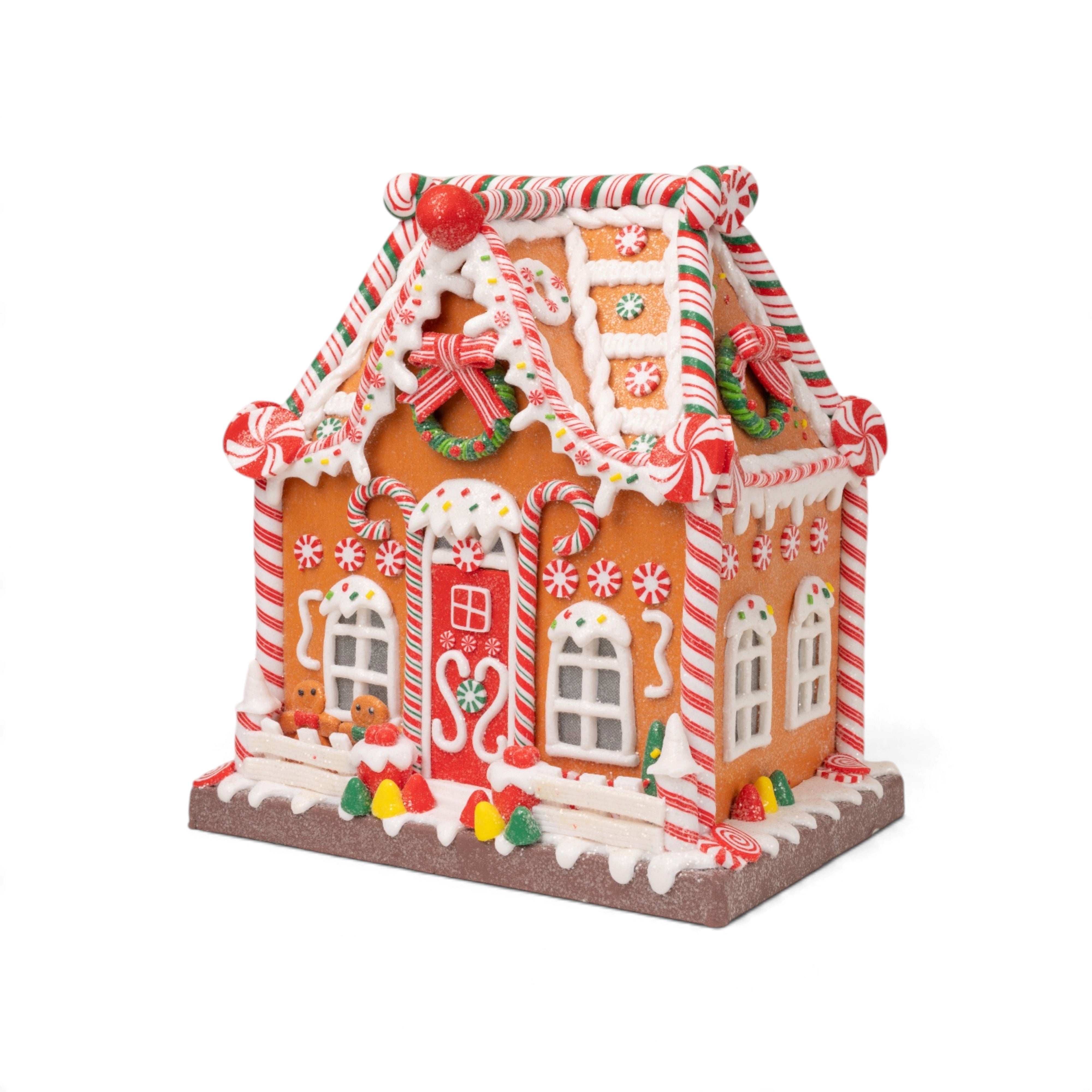 Gingerbread House with LED Light - Large