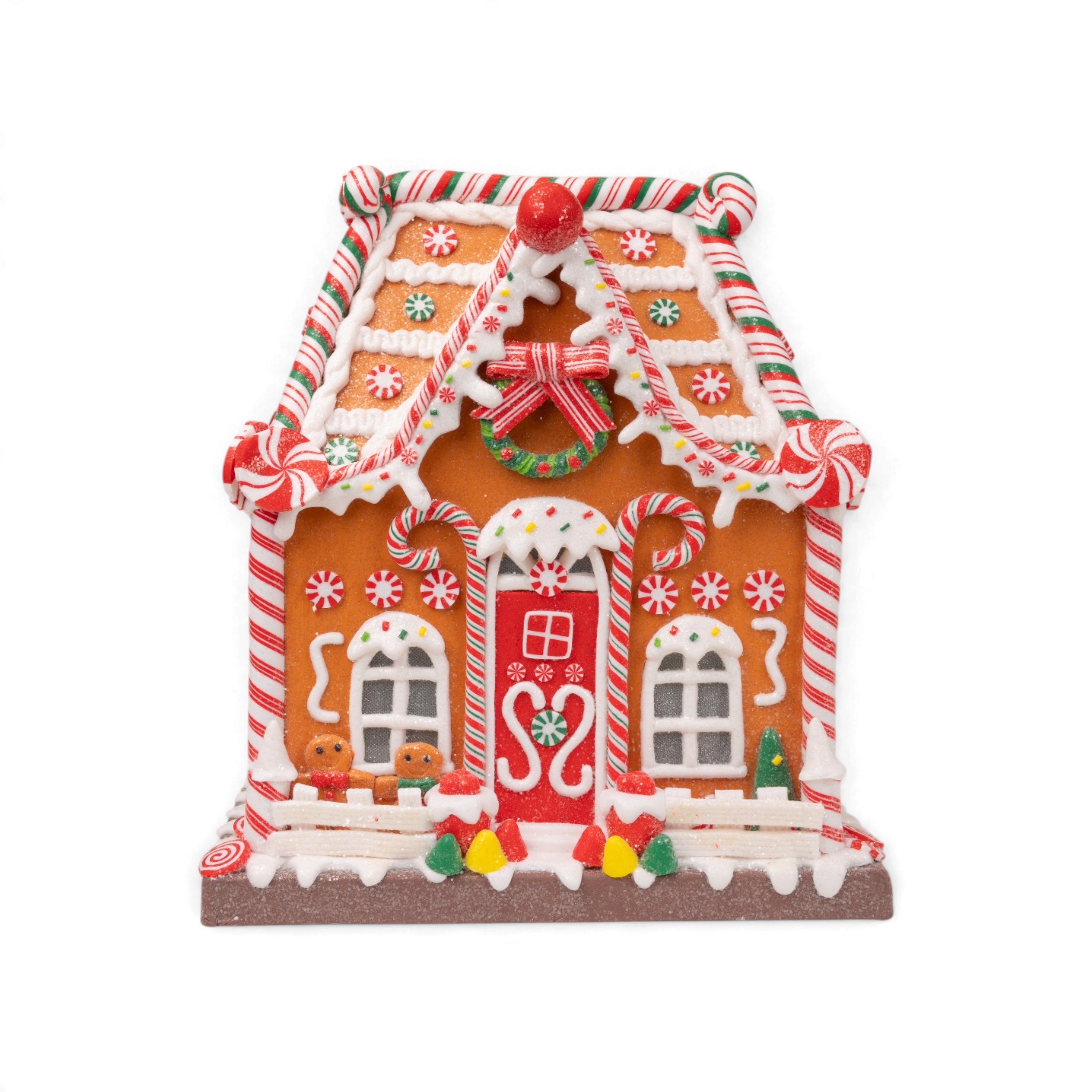 Gingerbread House with LED Light - Large