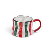Striped Christmas Mug