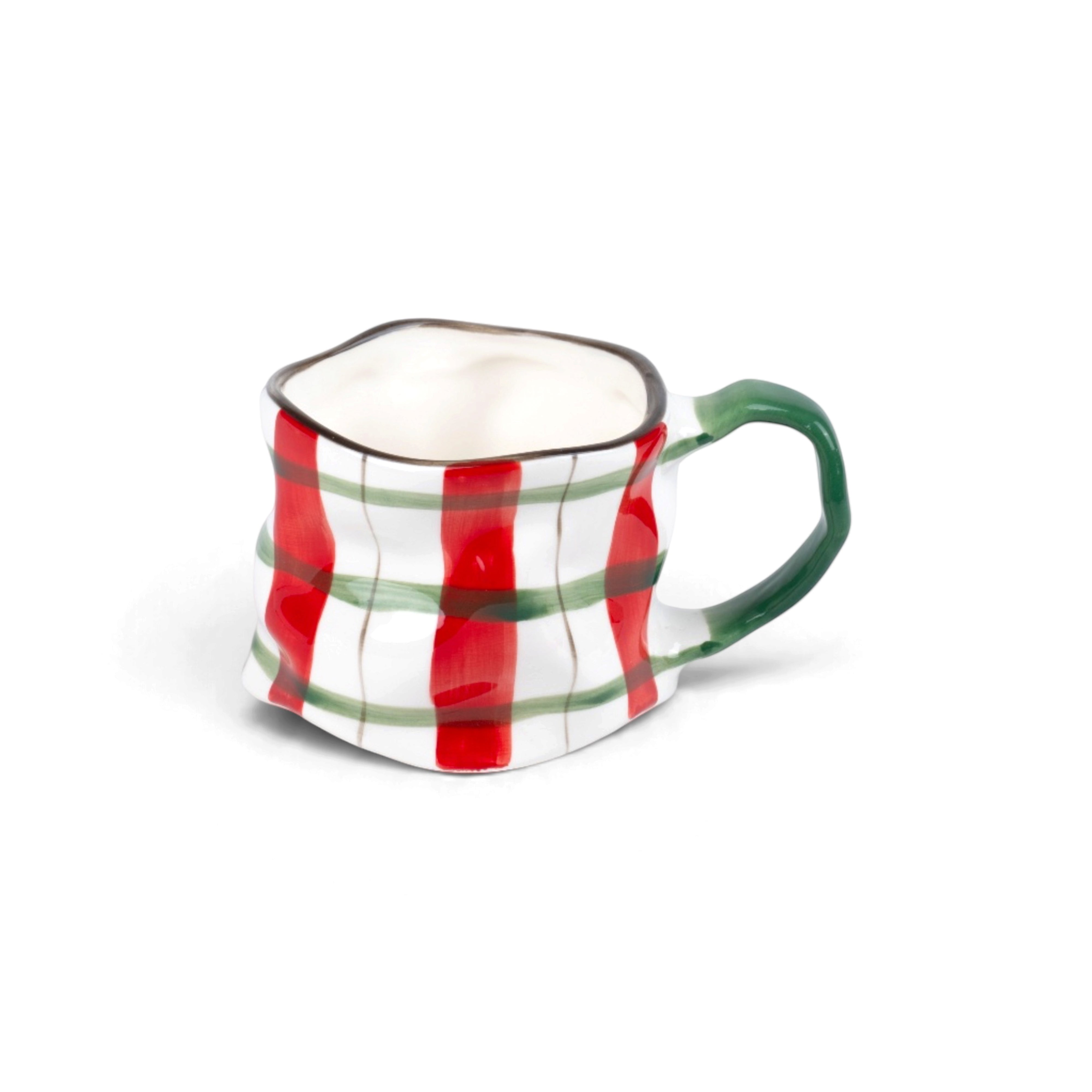 Striped Christmas Mug